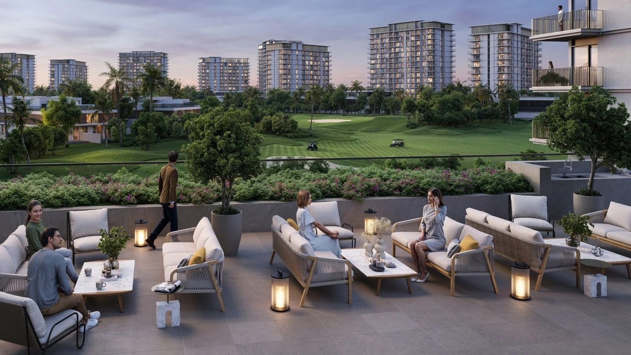 Golf Dale Emaar South - Luxury Golf Course Apartments – view
