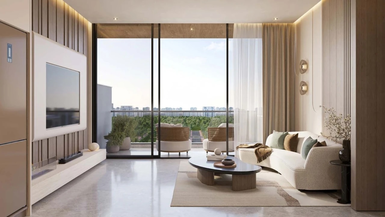Kyomi Residences by ANAX Developments at Warsan Fourth, Dubai – view
