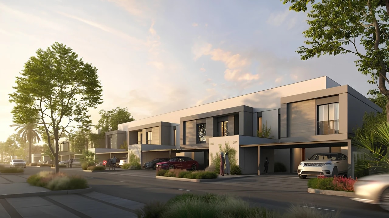 Aldar The Orchids at Yas Acres Final Villas on Yas Island – view