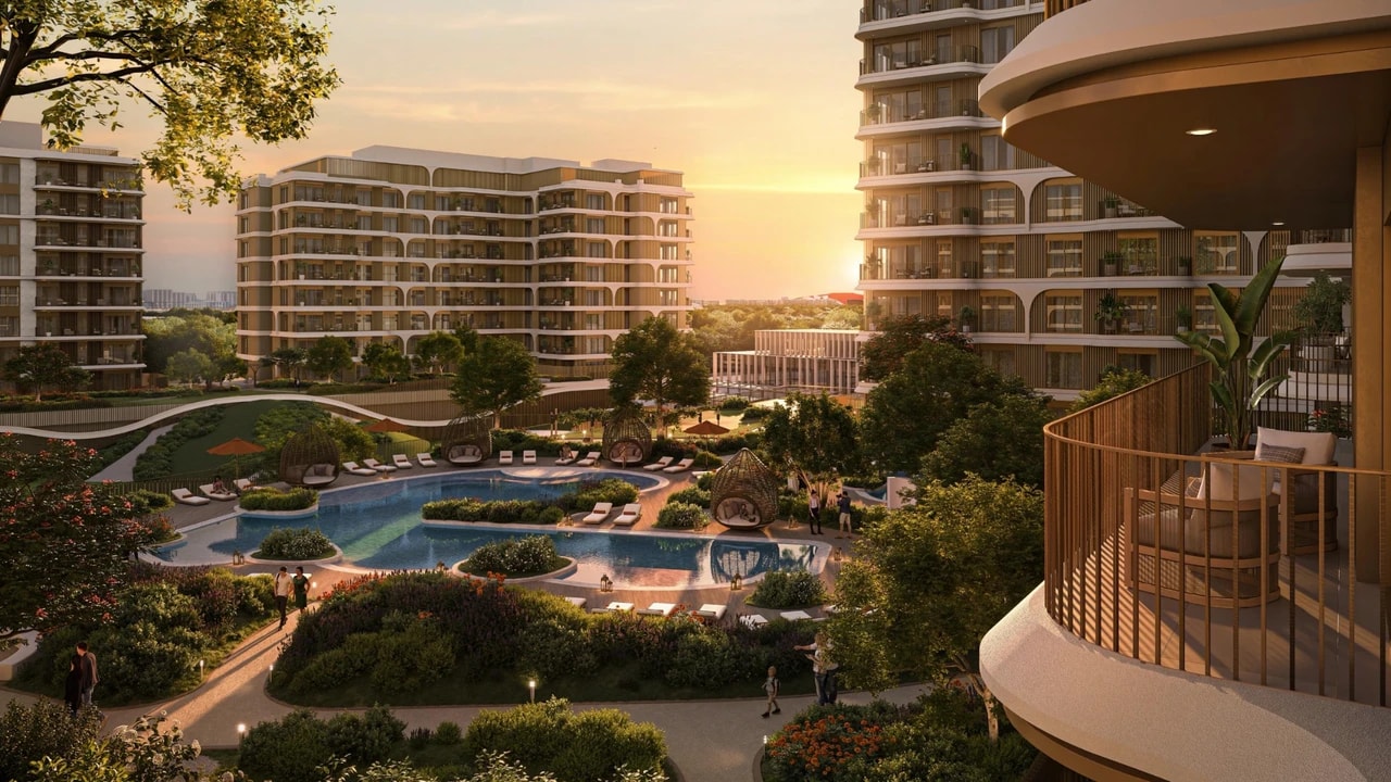 Yas Canopies at Yas Point by Aldar, Yas Island – view